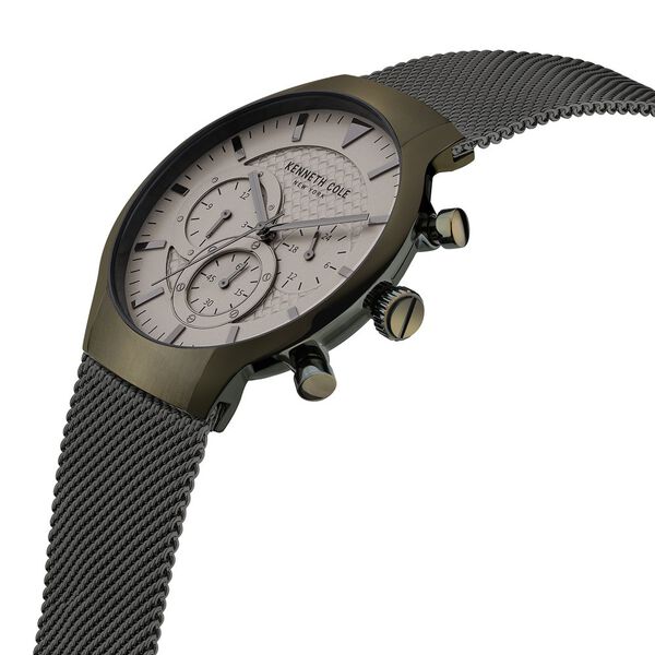 Kenneth Cole Grey Dial Stainless Steel Strap Watch For Men - image number 1