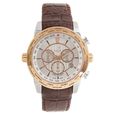 Xylys Swiss Chronograph Black Leather Strap and Black Dial Watch For Men