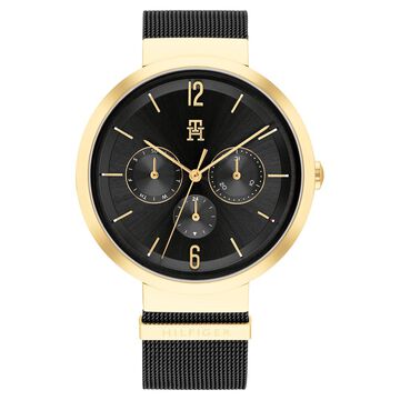 Tommy Hilfiger Quartz Analog Black Dial Stainless Steel Strap Watch for Women