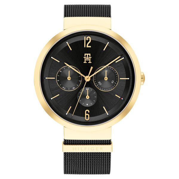 Tommy Hilfiger Quartz Analog Black Dial Stainless Steel Strap Watch for Women - image number 0