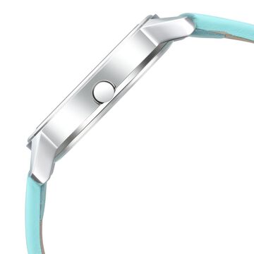 Fastrack Wear Your Look Quartz Analog Grey Dial Leather Strap Watch for Girls