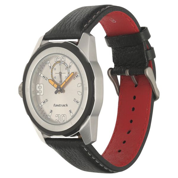 Fastrack Anthracite Dial Quartz Analog Watch for Guys - image number 2