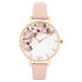 Olivia Burton Quartz Analog Multicoloured Dial Leather Strap Watch for Women - image number 0