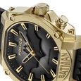 Police Batman Quartz Analog With Back light Black Round Dial Black Leather Strap Watch For Men - image number 2