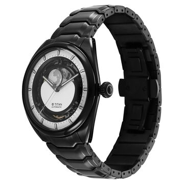 Titan Caelum Multilayered Sun-Moon Dial in Ivory White - Stellar Edition