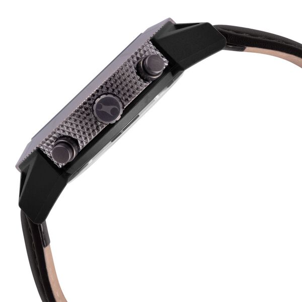 Fastrack Modular Quartz Analog Anthracite Dial Leather Strap Watch for Guys - image number 3