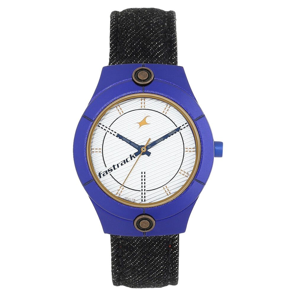 Fastrack blue denim watch hotsell