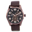 Titan Quartz Analog with Date Black Dial Leather Strap Watch for Men