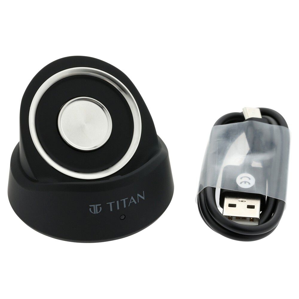 Buy Online Titan Connected X Hybrid Smartwatch Customisable Dial Stainless Steel Strap Unisex Watch 90116nm01 Titan