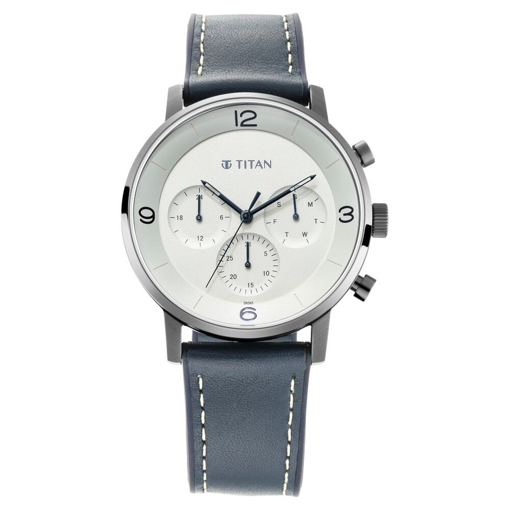 Buy Online Titan Athleisure Silver Dial Quartz Multifunction