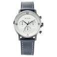 Titan Athleisure Silver Dial Quartz Multifunction Leather Strap Watch for Men - image number 1