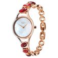 Titan Raga New You Quartz Analog Mother Of Pearl Dial Garnet stone bi-metal Strap Watch for Women - image number 3
