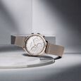 Titan Light Leathers Silver Dial Quartz Multifunction Stainless Steel Strap Watch for Men - image number 0