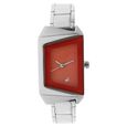 Fastrack Quartz Analog Green Dial Leather Strap Watch for Girls