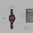 Vyb Manifester By Fastrack Quartz Analog Brown Dial Brown Metal Strap Watch For Girls - image number 3