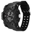 Fastrack StreetStyle Quartz Analog Digital Black Dial Black Polyether Strap Watch For Guys - image number 2