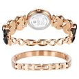 Titan Raga Black Pearl Quartz Analog Mother Of Pearl Dial Metal Strap Watch For Women - image number 4