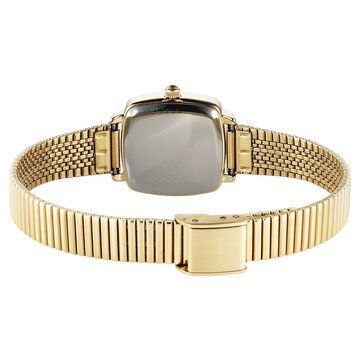 Titan Raga Showstopper Quartz Analog Champagne Dial Metal Strap Watch For Women