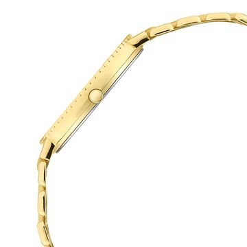 Titan Nebula Vintage 18k Gold Analog Rice Grain Strap Watch for Men
