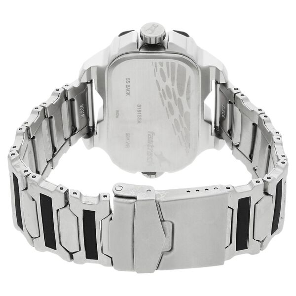 Fastrack Motorheads Quartz Analog Black Dial Stainless Steel Strap Watch for Guys - image number 3