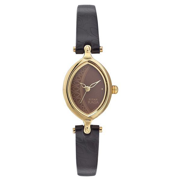Titan Quartz Analog Brown Dial Watch for Women - image number 0