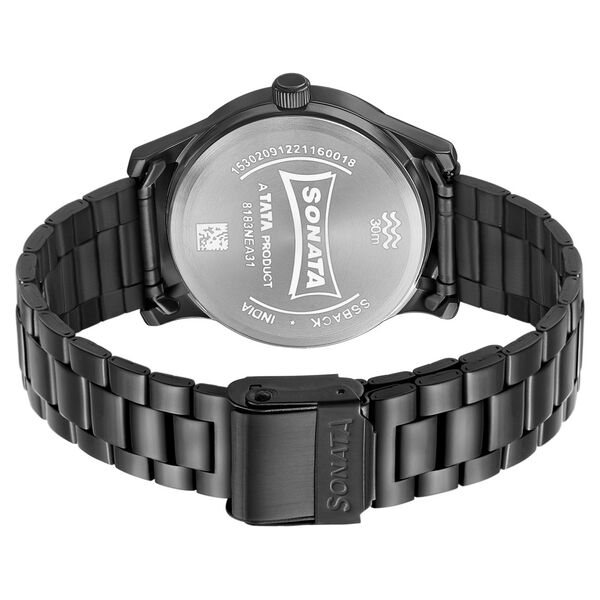 Sonata Women of Steel Blue Dial Stainless Steel Strap Watch for Women - image number 3
