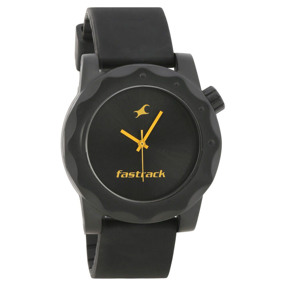 Fastrack black dial analog unisex watch store