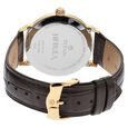 Titan Nebula Vintage 18k Gold Analog Leather Strap Watch For Men - image number 4