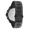 Tommy Hilfiger Quartz Multifunction Black Dial Grey Stainless Steel Strap Watch For Men - image number 2