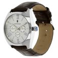Titan Quartz Analog White Dial Leather Strap Watch for Men - image number 1