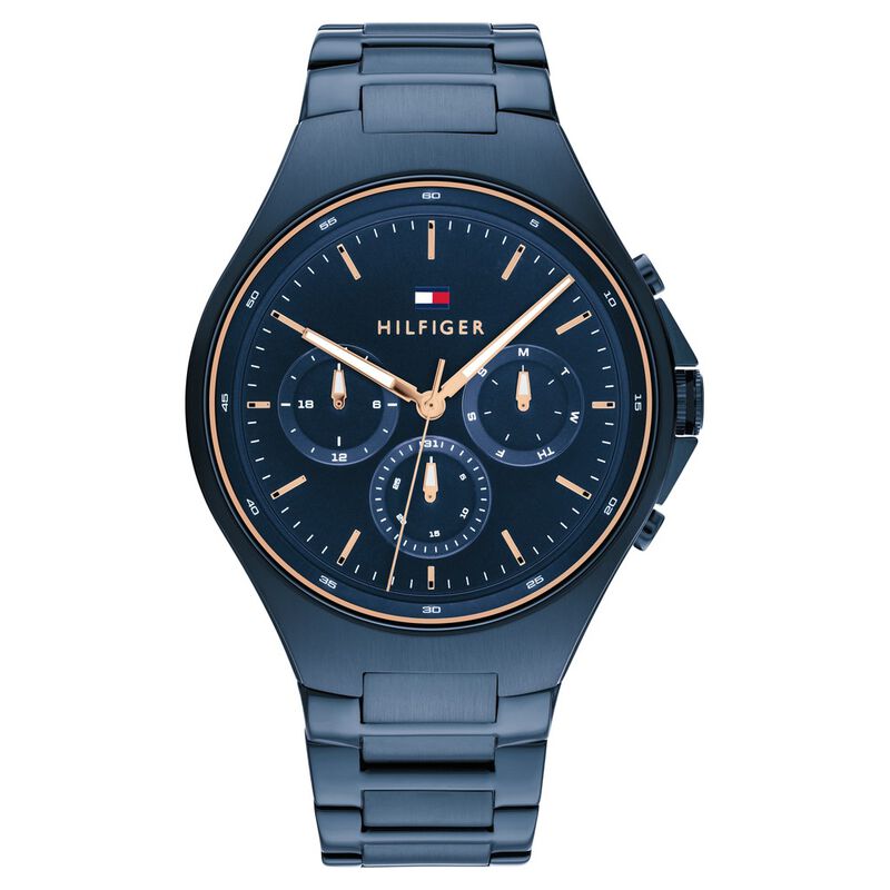 Tommy Hilfiger Blue Dial Blue Colour Stainless Steel Strap Watch for Men