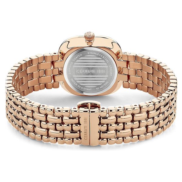 Cerruti 1881 Quartz Analog Off White Dial Stainless Steel Strap Watch for Women - image number 5