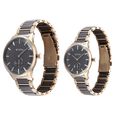 Titan Modern Bandhan Pair Analog with Grey Dial Ceramic and Carnation Gold Stainless Steel Strap Watch for Couples - image number 2
