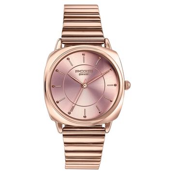Sonata Poze Quartz Analog Rose Gold Dial Rose Gold Colour Stainless Steel Strap Watch For Women