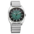 Vyb Drift By Fastrack Quartz Analog Blue Dial Silver Stainless Steel Strap Watch For Guys - image number 2