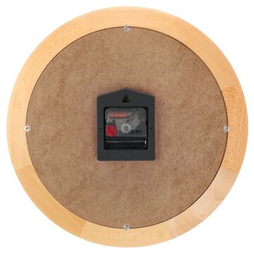 Titan Wooden Wall Clock with Domed Glass - 32.3 cm x 32.3 cm (Medium)