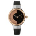 Fastrack Quartz Analog Black Dial Leather Strap Watch for Girls - image number 0