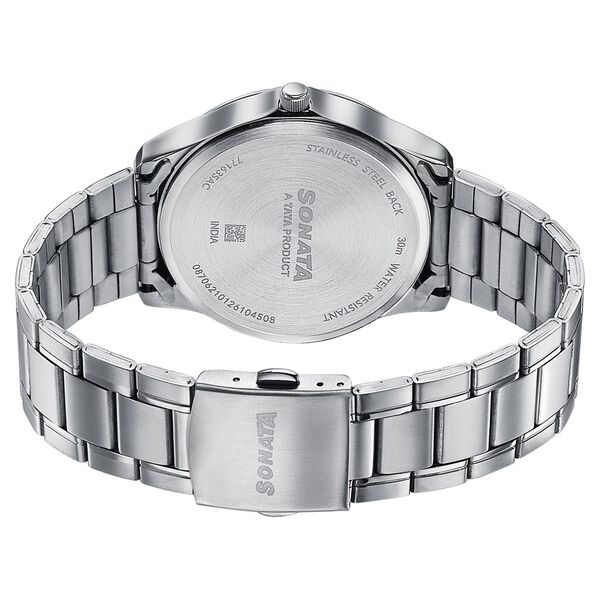 Sonata Men's Work Wear emerald green dial Watch - Premium Multifunction design for everyday style - image number 5