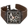 Kenneth Cole Automatic With Self Winding Automatic With Self Winding Brown Dial Silicone Strap Watch For Men - image number 2