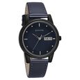 Sonata Lite Blue Dial Women Watch With Leather Strap - image number 0