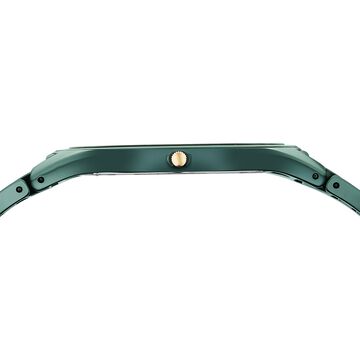 Titan Edge Ceramic Quartz in Glossy Green Dial Watch for Men
