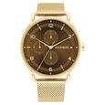 Tommy Hilfiger Quartz Multifunction Brown Stainless Steel Strap for Women - image number 0