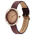 Titan Stackables Quartz Analog Brown Dial Leather Strap Watch For Women - image number 2