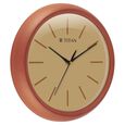 Titan Classic Brown Colour Wall Clock with Silent Sweep 34 x 34 cm (Medium) - image number 2