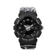 Zoop Samurai Quartz Digital Watch For Boys With Black Dial Black Polyether Strap From House Of Titan - image number 1