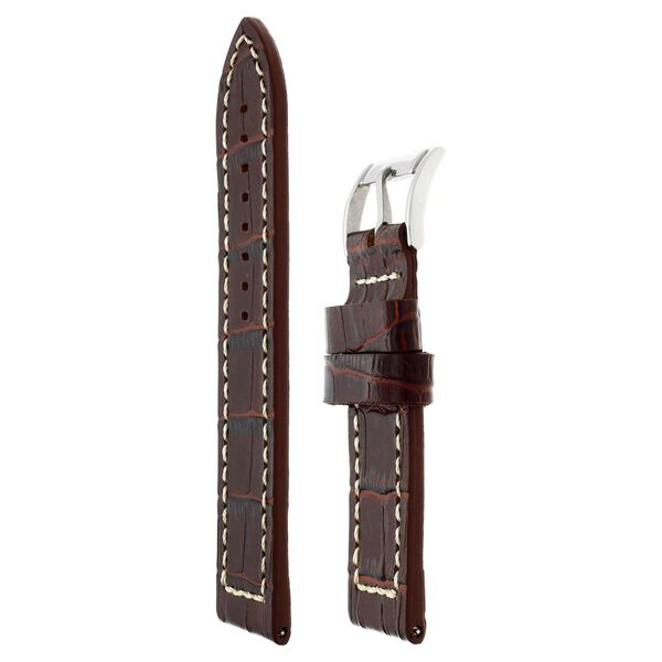 24 mm Brown Genuine Leather Straps for Men - image number 2