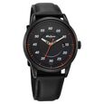 Titan Octane Quartz Analog with Date Black Dial With Black Leather Strap Watch For Men - image number 1