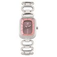 Fastrack Quartz Analog Pink Dial Metal Strap Watch for Girls