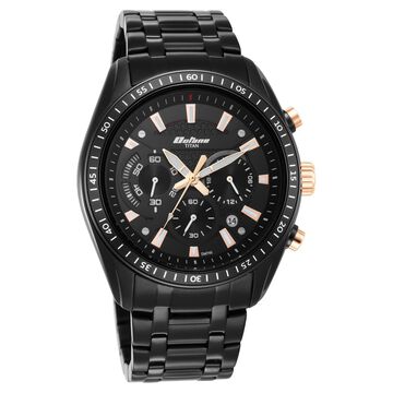 Octane Black Dial Chronograph Watch for Men