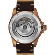 Xylys Swiss Automatic Brown Dial Brown Leather Strap Watch For Men - image number 7